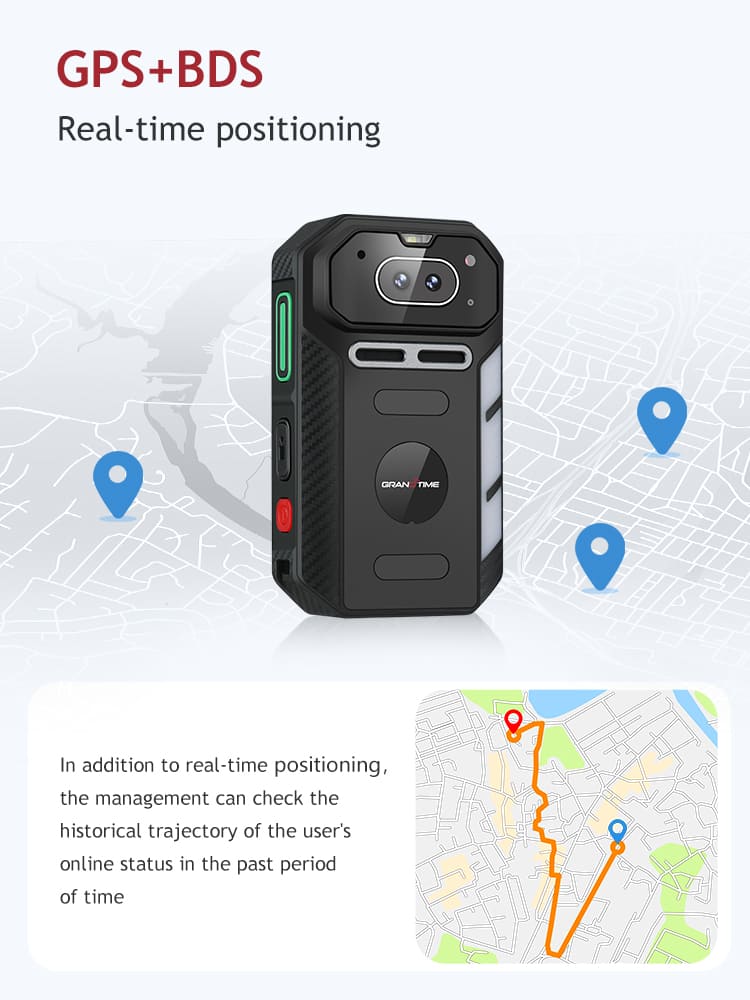 4G Body Worn Camera for Smart City Management